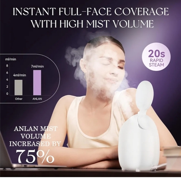 White Facial Steamer NEW - Picture 2 of 11